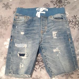 Boys size 8 distressed shorts